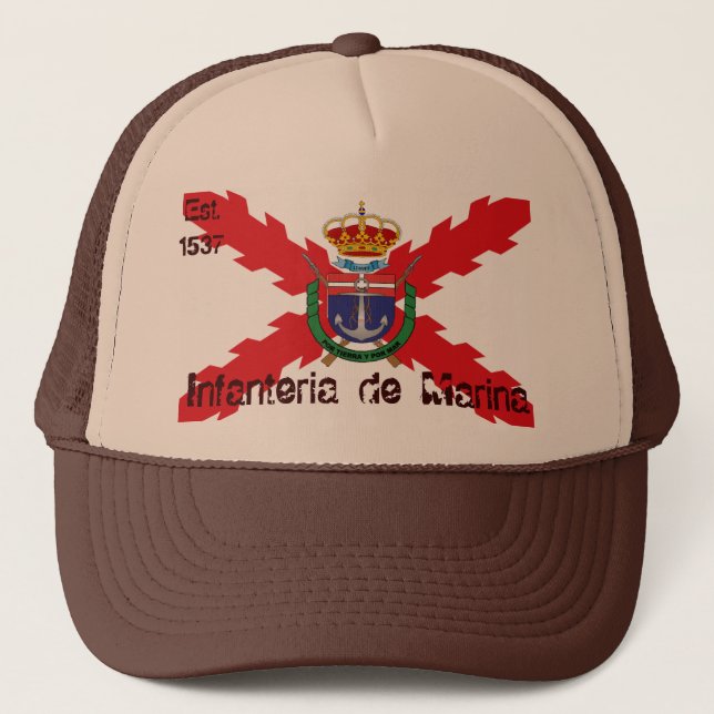 Gorra De Camionero Infantes de marina reales españoles (Anverso)
