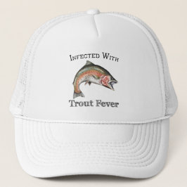 Gorra De Camionero Infectada con fiebre de trucha