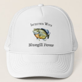 Gorra De Camionero Infectada con fiebre del Bluegill