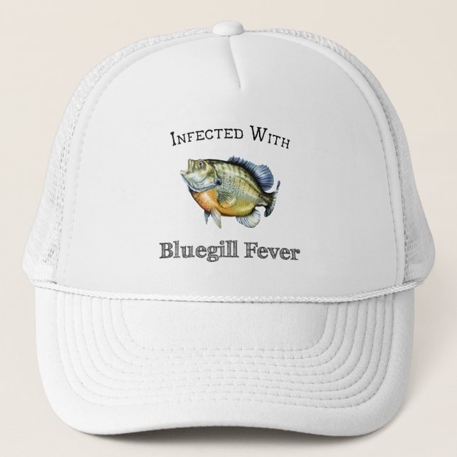 Gorra De Camionero Infectada con fiebre del Bluegill (Anverso)