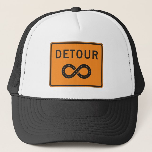 Gorra De Camionero Infinite Detours Sign Cycling (Anverso)