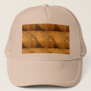 Gorra De Camionero Infinity Golden Giraffe Animal Motiart Print