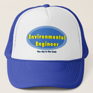 Gorra De Camionero Ingeniero Ambiental Blue Oval