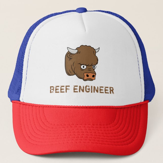 Gorra De Camionero Ingeniero de carne (Anverso)
