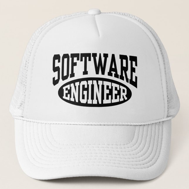 Gorra De Camionero Ingeniero de software (Anverso)