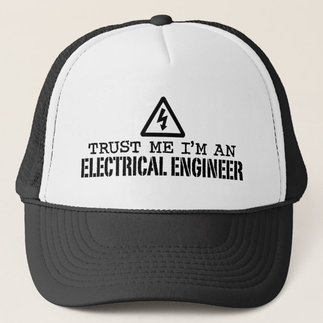 Gorra De Camionero Ingeniero eléctrico (Anverso)