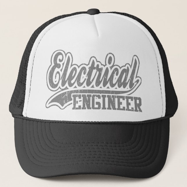 Gorra De Camionero Ingeniero eléctrico (Anverso)