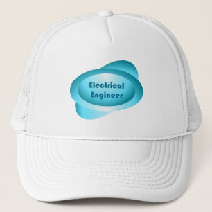Gorra De Camionero Ingeniero Eléctrico Azul