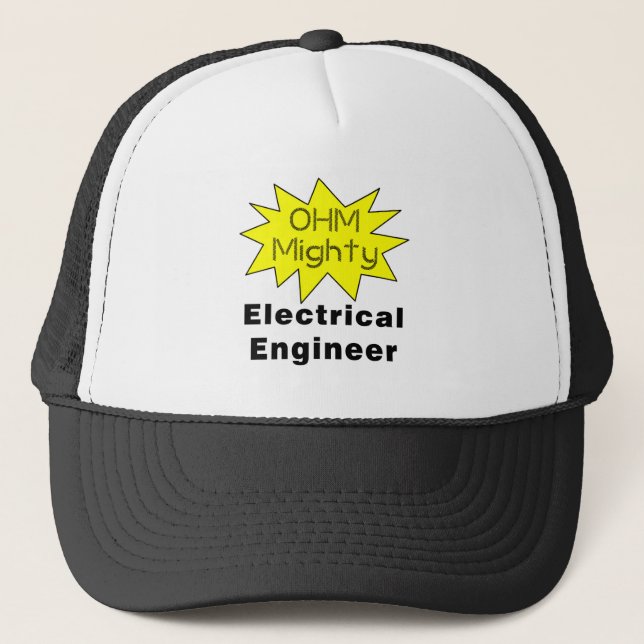 Gorra De Camionero Ingeniero Eléctrico De Ohm (Anverso)