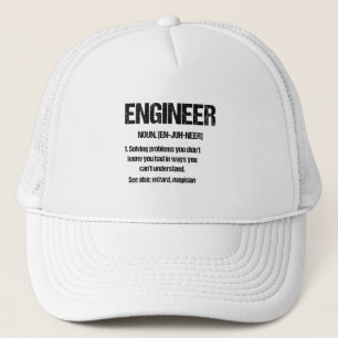 Gorra De Camionero INGENIERO NOUN Funny Engineering Cita Graduación