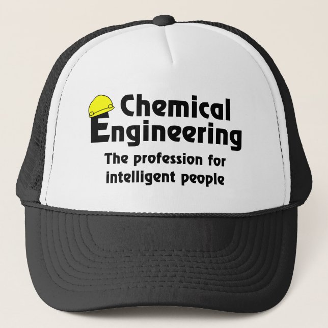 Gorra De Camionero Ingeniero Químico Inteligente (Anverso)