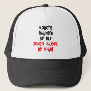 Gorra De Camionero Ingeniero Robótico Zombie Slayer