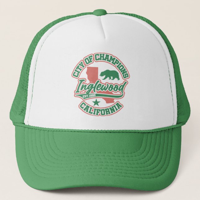 Gorra De Camionero Inglewood, California (Anverso)