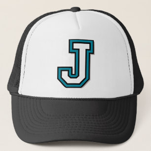 Gorra De Camionero Inicial de la letra "J"