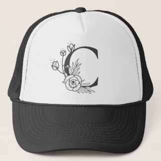 Gorra De Camionero Inicial, letra, personalizado, personalizado,