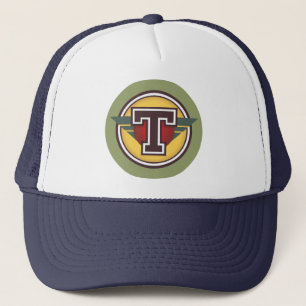 Gorra De Camionero Iniciales de encargo del monograma "T"