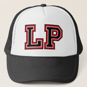 Gorra De Camionero Iniciales de Monograma 'LP'
