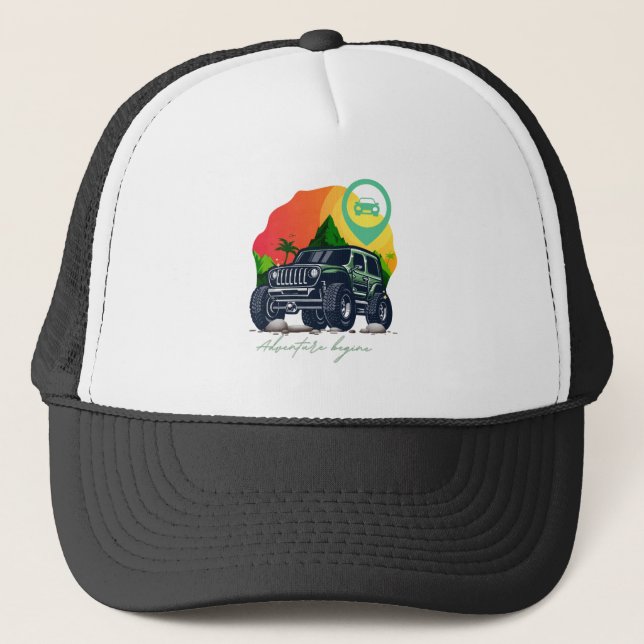 Gorra De Camionero inicio de la aventura, fuera (Anverso)
