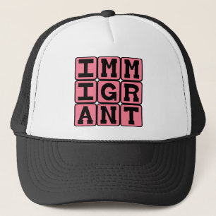 Gorra De Camionero Inmigrante, Visitante Extranjero