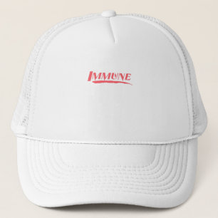 Gorra De Camionero Inmune - Diseño de Conciencia sobre el Virus Coron