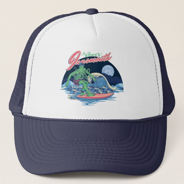 Gorra De Camionero Innsmouth Surfing Lovecraft (Anverso)