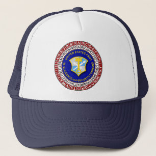 Gorra De Camionero INSCOM SSI y rueda de código