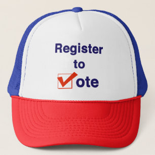 Gorra De Camionero Inscríbase Para Votar 2026