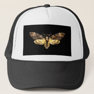 Gorra De Camionero insecto de mariposa en cabeza de muerte africana A