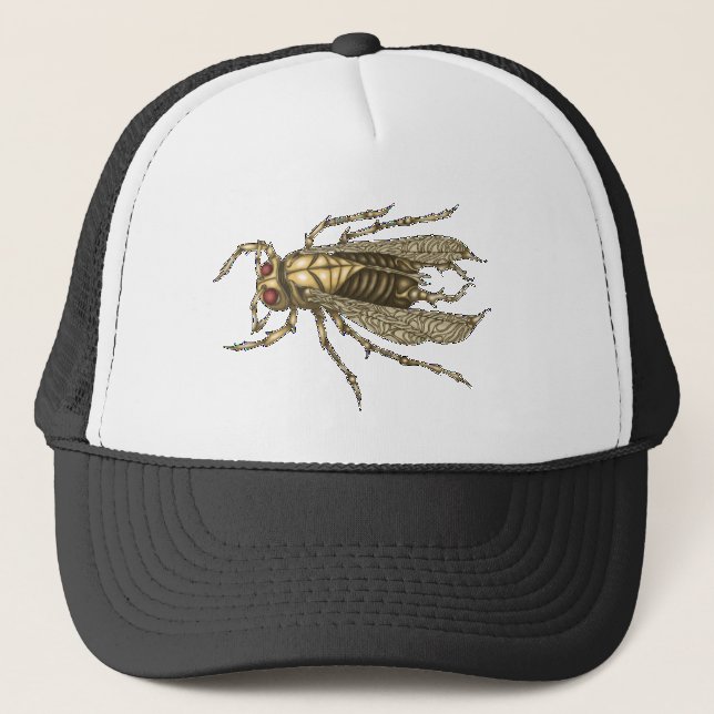 Gorra De Camionero Insecto de Steampunk (Anverso)