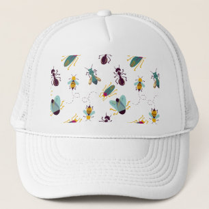 Gorra De Camionero insectos lindos de bichos pequeños
