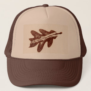 Gorra De Camionero Insectos marrones dañados en la impresión de hojas