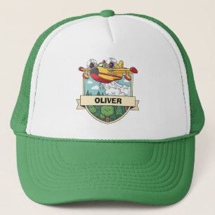 Gorra De Camionero Insignia de avión de bomberos lindo