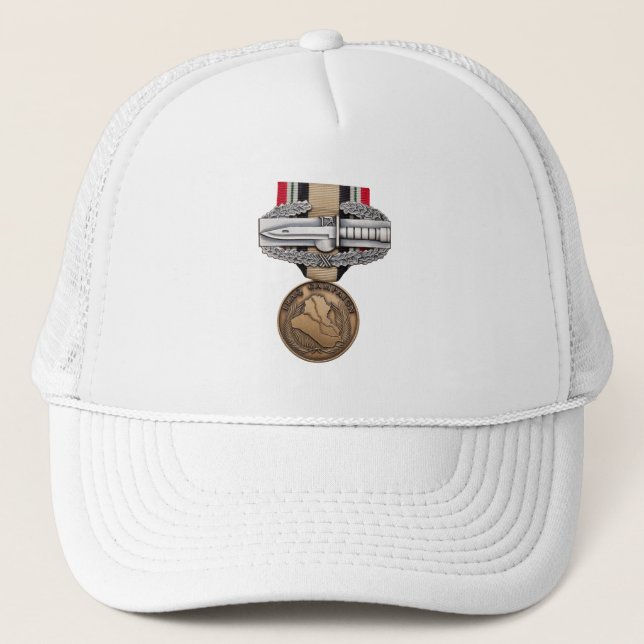 Gorra De Camionero Insignia de la acción del combate de OIF (Anverso)