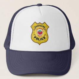 Gorra De Camionero Insignia de la policía de Gazpacho