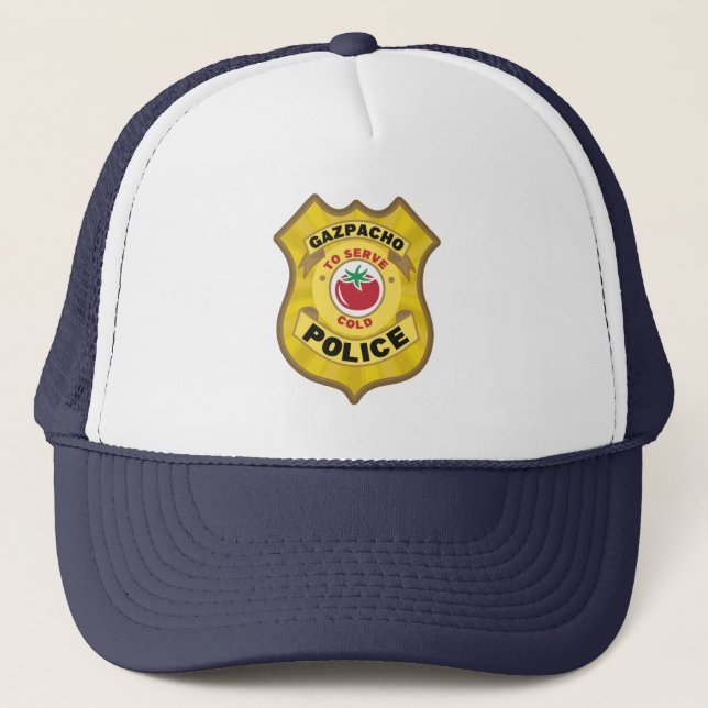 Gorra De Camionero Insignia de la policía de Gazpacho (Anverso)