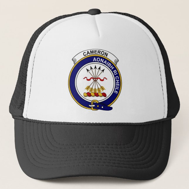 Gorra De Camionero Insignia del clan de Cameron (Anverso)