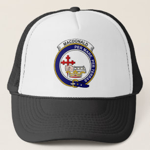 Gorra De Camionero Insignia del clan de MacDonald (clan Donald)