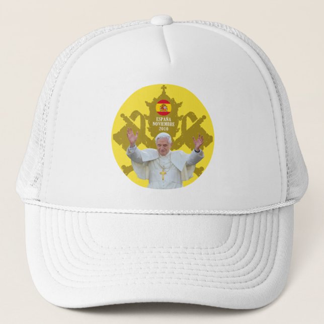 Gorra De Camionero Insignia del Papa (Anverso)