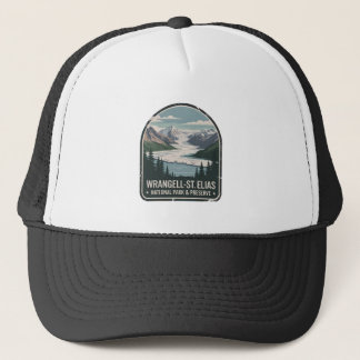 Gorra De Camionero Insignia del Parque Glaciar Wrangell-St. Elias
