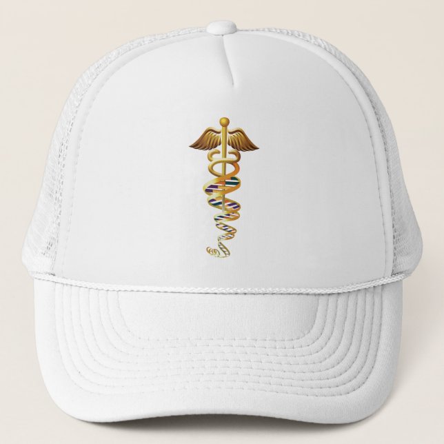 Gorra De Camionero Insignia médica (Anverso)