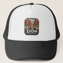 Insignia Retro del Parque Nacional Zion