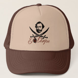 Gorra De Camionero Insignias del pirata del EL Draque