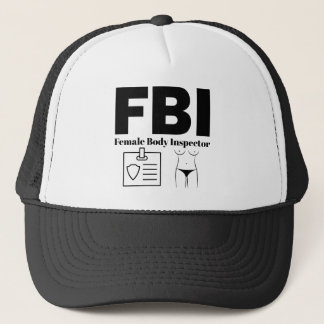 Gorra De Camionero Inspector de Cuerpo Femenino del FBI