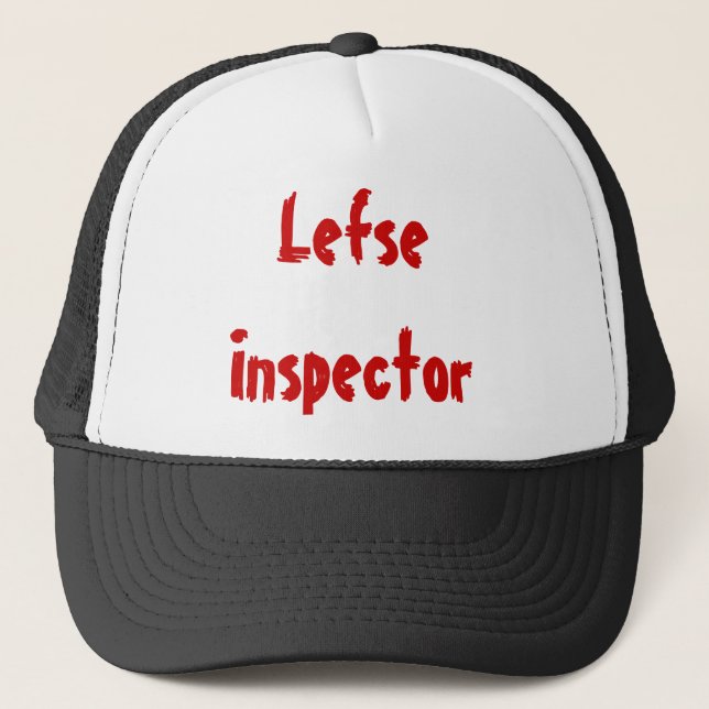 Gorra De Camionero Inspector de Lefse (Anverso)