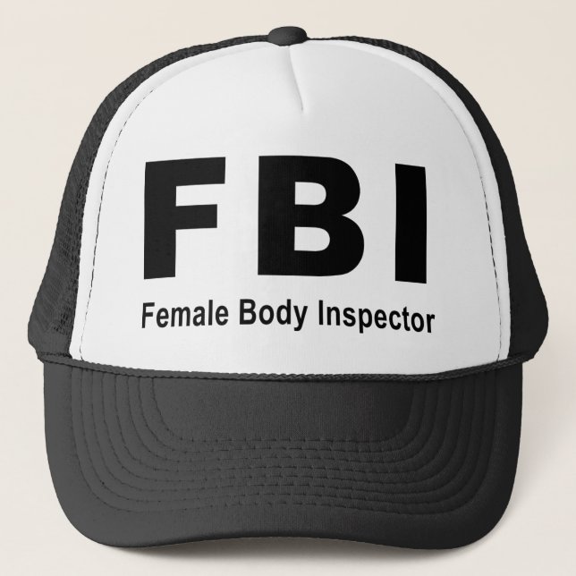 Gorra De Camionero Inspector del cuerpo femenino (Anverso)