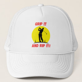 Gorra De Camionero Inspiración de Golf "Agárralo y Rómpelo" Inspirado