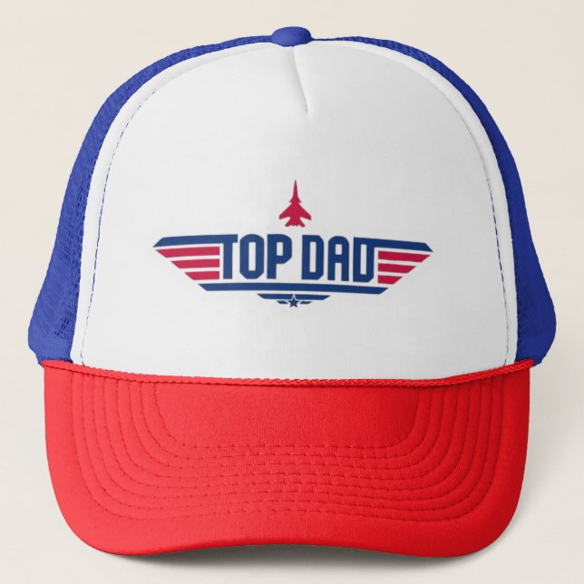 Gorra De Camionero Inspiración del Top Dad Top Gun (Anverso)