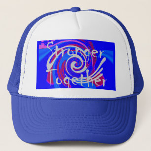 Gorra De Camionero Inspiración EE.UU. Somos más fuertes juntos con am