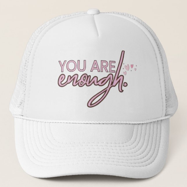 Gorra De Camionero Inspiración Eres Suficiente (Anverso)