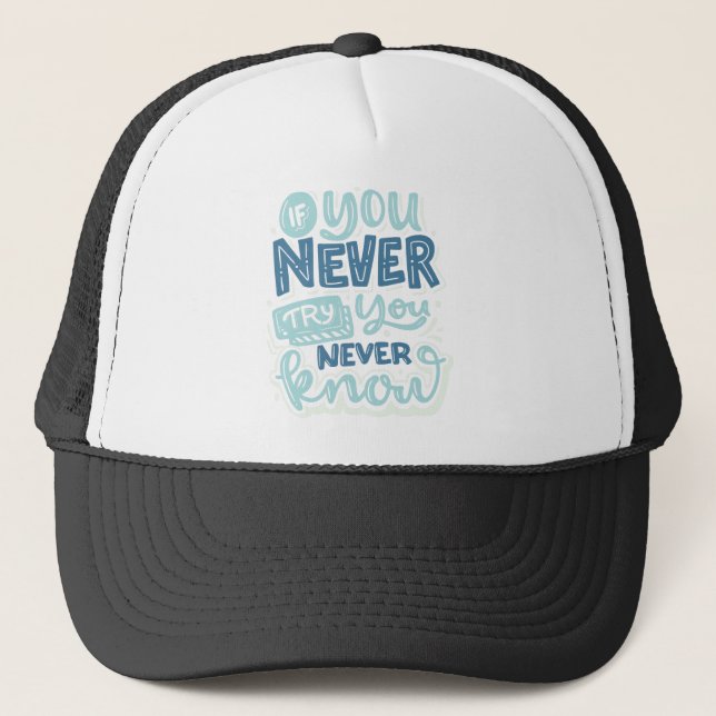 Gorra De Camionero inspirational quotes (Anverso)